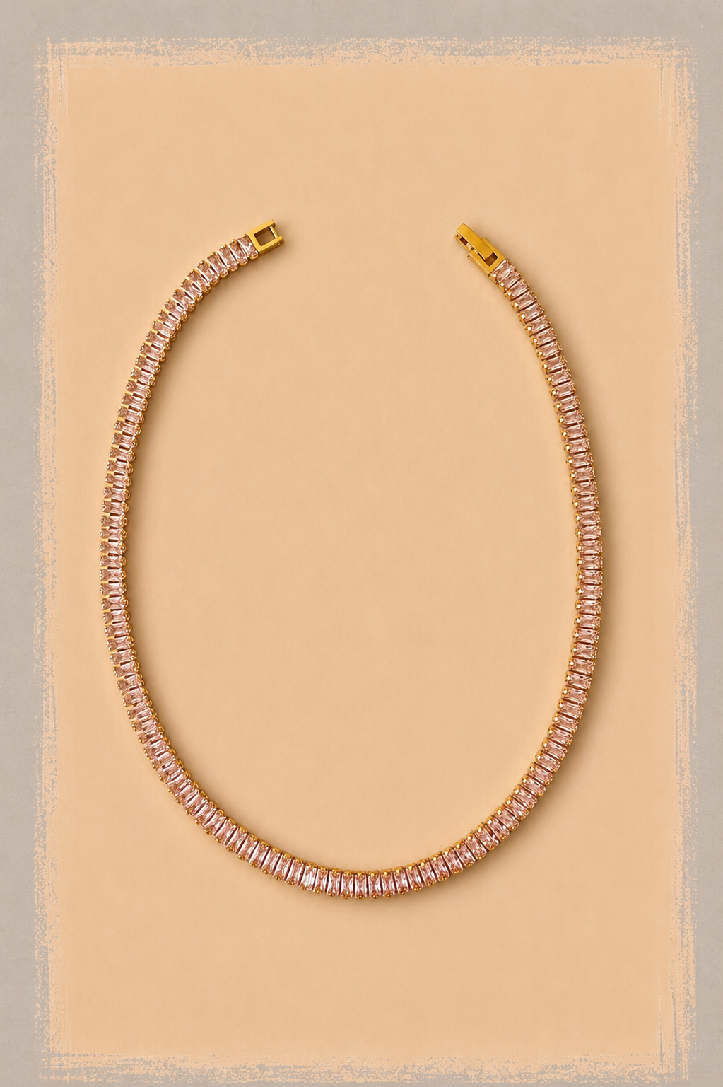 Cubic Tennis Necklace