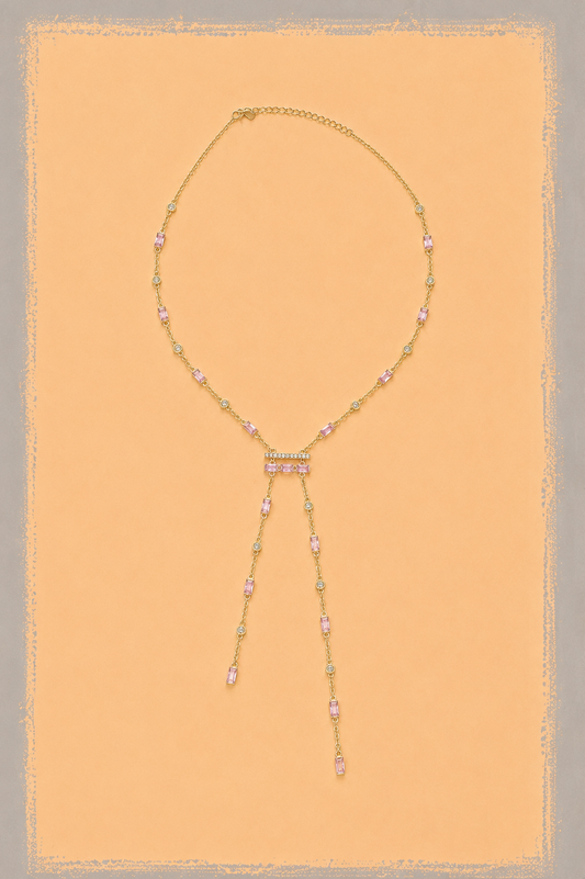 Pink body chain