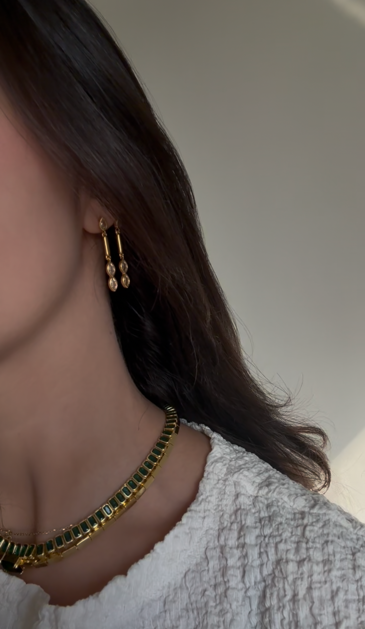 Teardrop earrings