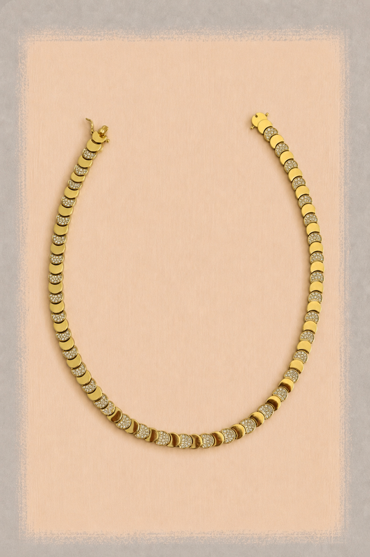 Gold Moons Necklace