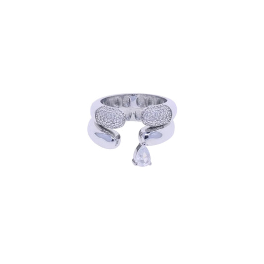 Silver Honey Drop Ring