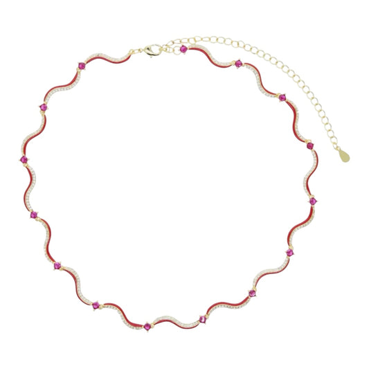 Red Riviera Necklace