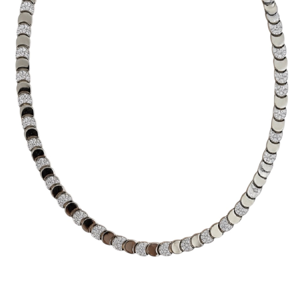 Silver Moons Necklace